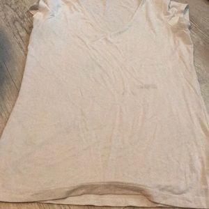 V cut shirt White size XS